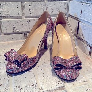Kate Spade Glitter Heels